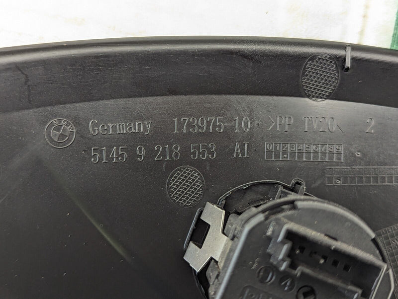 BMW 3 SERIES 11-19 LEFT  N/S DASHBOARD AR-BAG SWITCH ON/OFF END TRIM 9218553