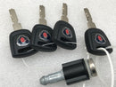 SCANIA P G R T DC *NEW STEERING LOCK SET KEYS IGNITION SWITCH 4x KEY,ECU 2487301