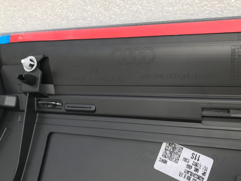 AUDI Q4 E-TRON *NEW FRONT DOOR TRIM MOULDING PANEL LEFT SIDE 89A.853.959B