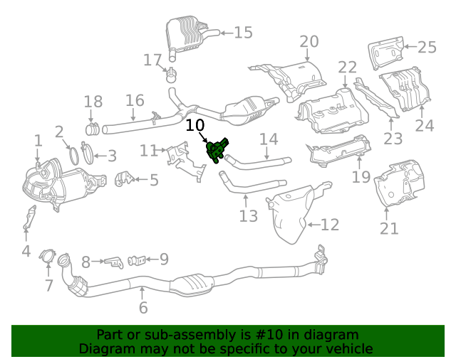 MERCEDES-BENZ A0009057809 **NEW DIFFERENTIAL DPF PRESSURE SENSOR SD0001-5341