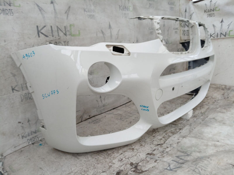 BMW X3 F25 M SPORT 2014-2017 LCI FRONT BUMPER PDC GENUINE 51118056874