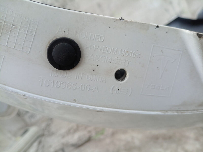 TESLA MODEL 3 2020-ON FRONT BUMPER GENUINE PDC 1519965-00