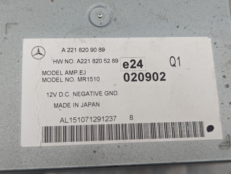 MERCEDES S-CLASS W221 06-13 RADIO ANTENNA AMPLIFIER A2218205289 GENUINE