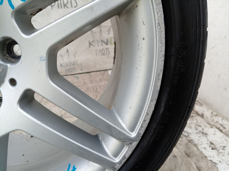 MERCEDES W204 AMG ALLOY WHEEL RIM 17" 8.5Jx17H2 ET58 & TYRE 245x40 R17