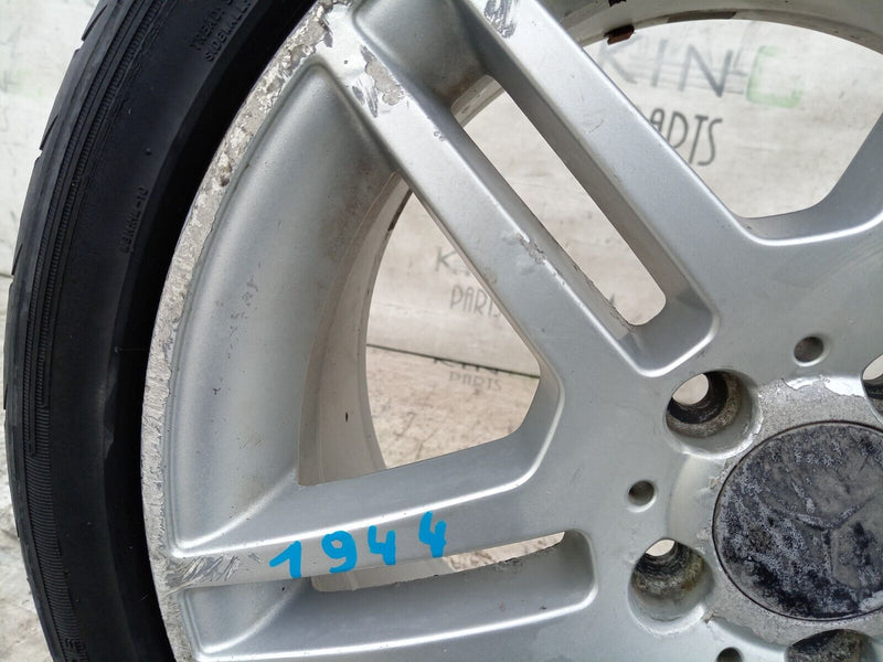 MERCEDES W204 AMG ALLOY WHEEL RIM 17" 8.5Jx17H2 ET58 & TYRE 245x40 R17