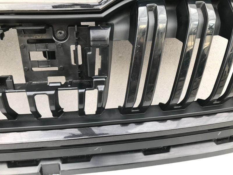 SKODA KAMIQ MONTE CARLO 19-23 FRONT BUMPER RADIATOR GRILL GRILLE & TOP COVER