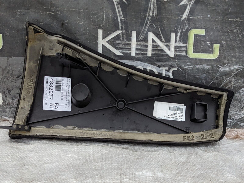 BMW X1 E84 09-15 RIGHT SIDE REAR SEAT FABRIC SIDE PANEL GENUINE 2992384