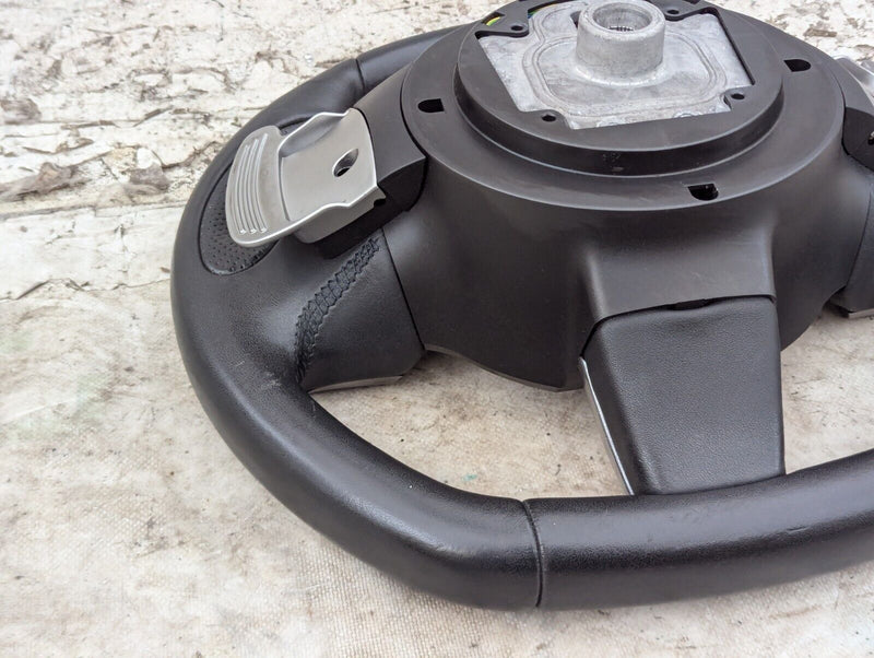 FIAT ABARTH 500 08-15 MULTIFUNCTION STEERING WHEEL W/PADDLES 34101163A GENUINE
