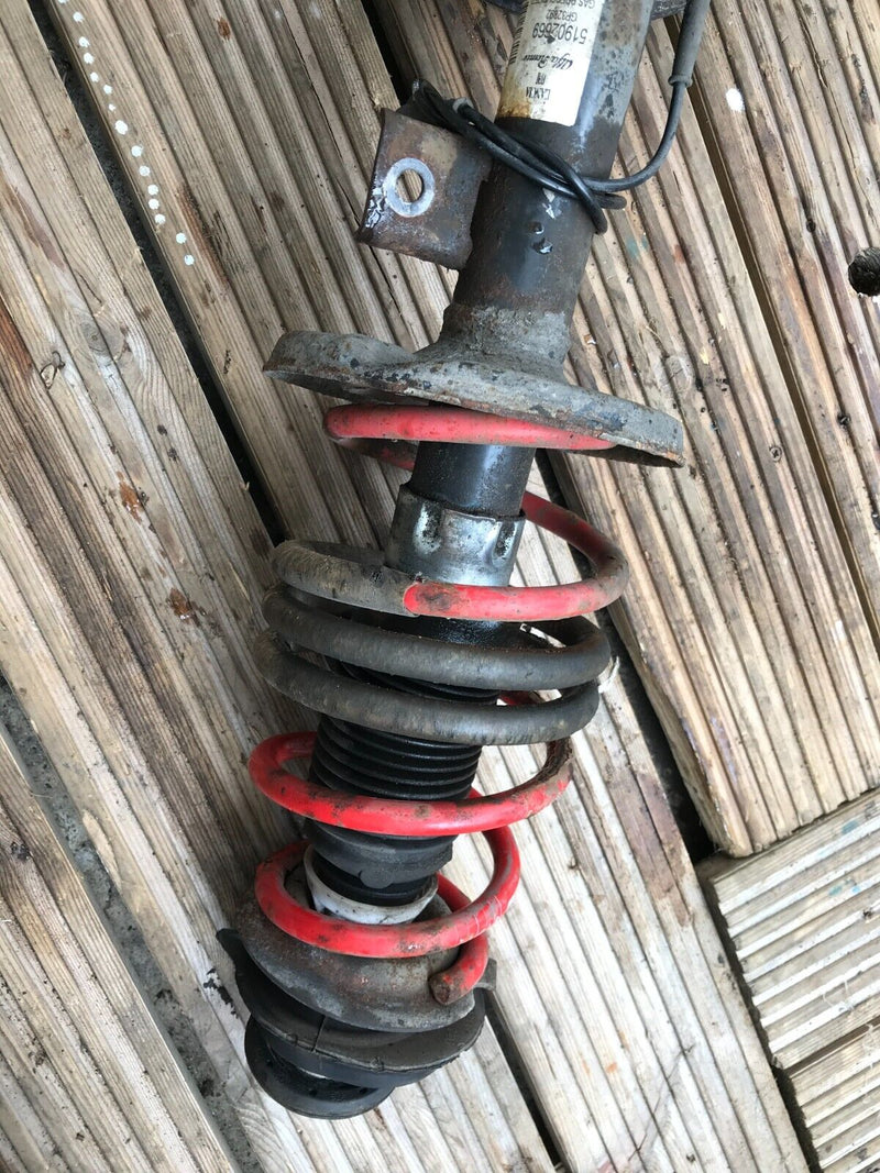 FIAT 500 ABARTH 1.4 PETROL FRONT LEG RIGHT DRIVESHAFT BRAKE CALIPER GAS STRUT