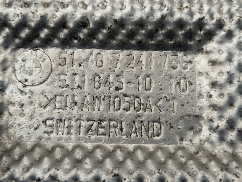 BMW 3 SERIES F30 2011-2019 HEAT INSULATION SHIELD COVER 7241756 GENUINE