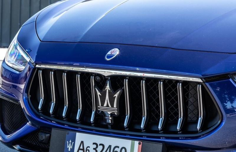 MASERATI GHIBLI 2019-ON FRONT GRILL GRILLE TRIM CHROME STRIP GENUINE 670042735