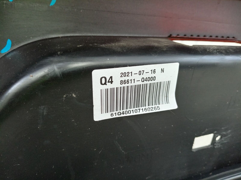 KIA NIRO 2018-2021 REAR BUMPER GENUINE 86611-Q4000