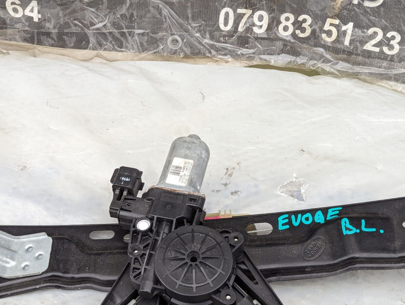 RANGE ROVER EVOQUE L538 REAR LEFT N/S WINDOW REGULATOR & MOTOR BJ32-27001-AE