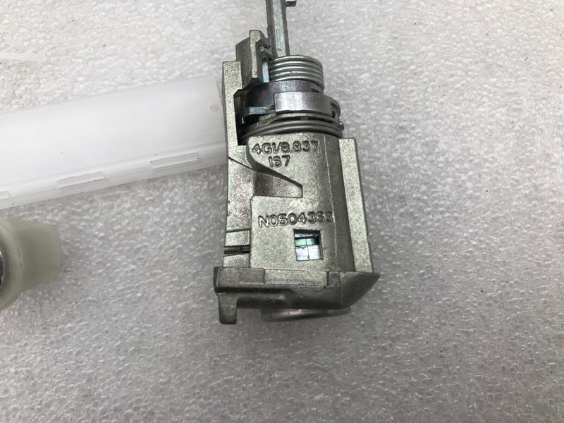 AUDI A6 C7 11-14 FRONT DOOR SET KEYS 2x LOCK INSERT KEYs CHROME COVER 4G0800375C