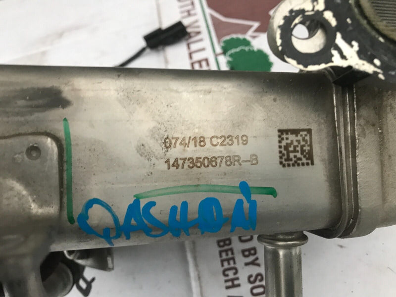 NISSAN QASHQAI J11 MK2 1.6 DCI GENUINE EGR COOLER VALVE *LOW MILEAGE 147350678R