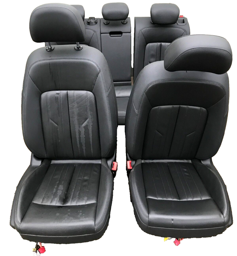 AUDI E-TRON ETRON BLACK LEATHER COMPLETE SEATS SET FRONT AND REAR SEAT