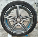 MERCEDES W205 GENUINE ALLOY WHEEL RIM 18' 7.5Jx18H2 ET44 TYRE 225x45 R18