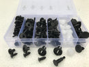 100PCS CAR BUMPER CLAMP CLIPS PLASTIC FASTENER PUSH SET KIT MIXED, TRIM FENDER