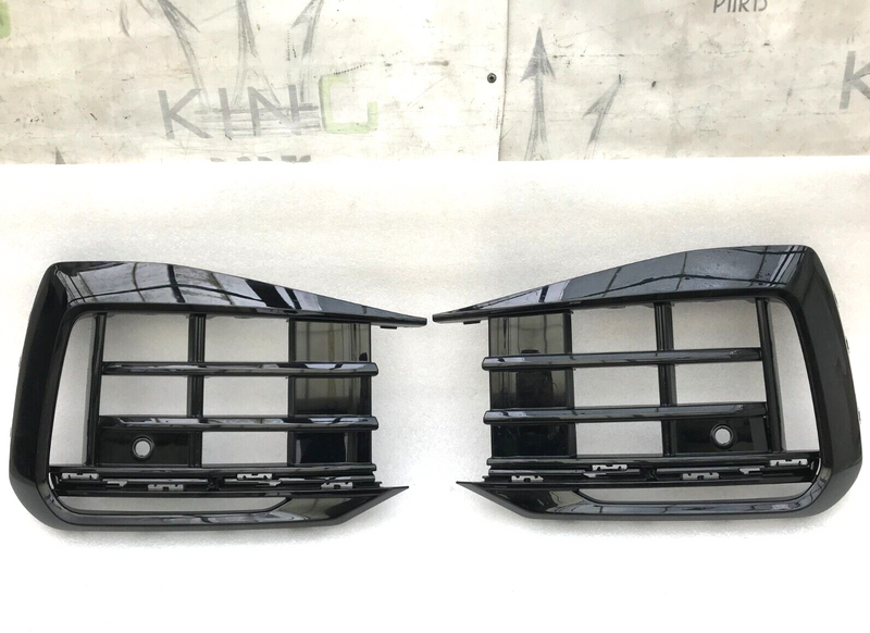 VW TOUAREG CR MK3 ELEGANCE 2023 FRONT BUMPER LEFT & RIGHT SIDE PAIR TRIM GRILL