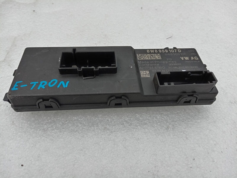 AUDI E-TRON 2018- ON REAR TAILGATE BOOT LID CONTROL UNIT 8W8959107D GENUINE