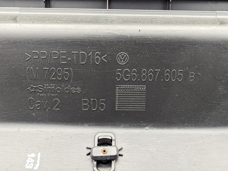 VW GOLF MK7 2012-2020 TAILGATE INTERIOR LOWER TRIM 5G6867605B GENUINE