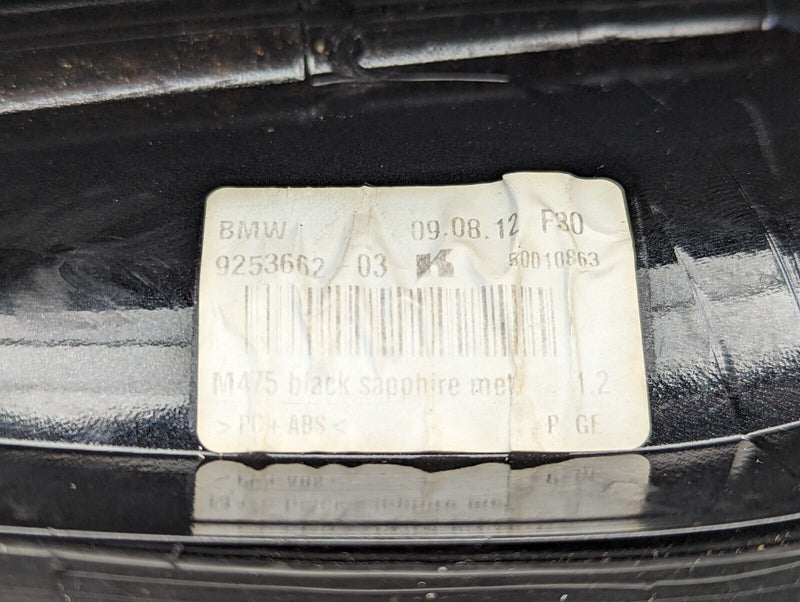 BMW 3 SERIES 2011-2019 ROOF ANTENNA HOUSING M475 BLACK SAPPHIRE 9253662 GENUINE