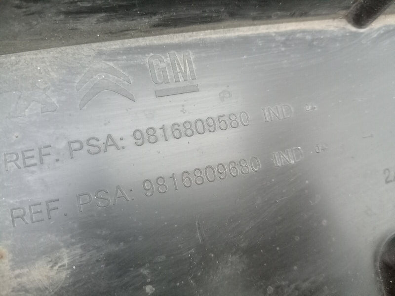 PEUGEOT PARTNER BERLINGO 2019-ON FRONT BUMPER UNDERTRAY 9816809580