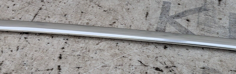 AUDI E-TRON 2018-ON LEFT N/S WINDOW GUIDE MOLDING TRIM STRIP 4KE837643 GENUINE