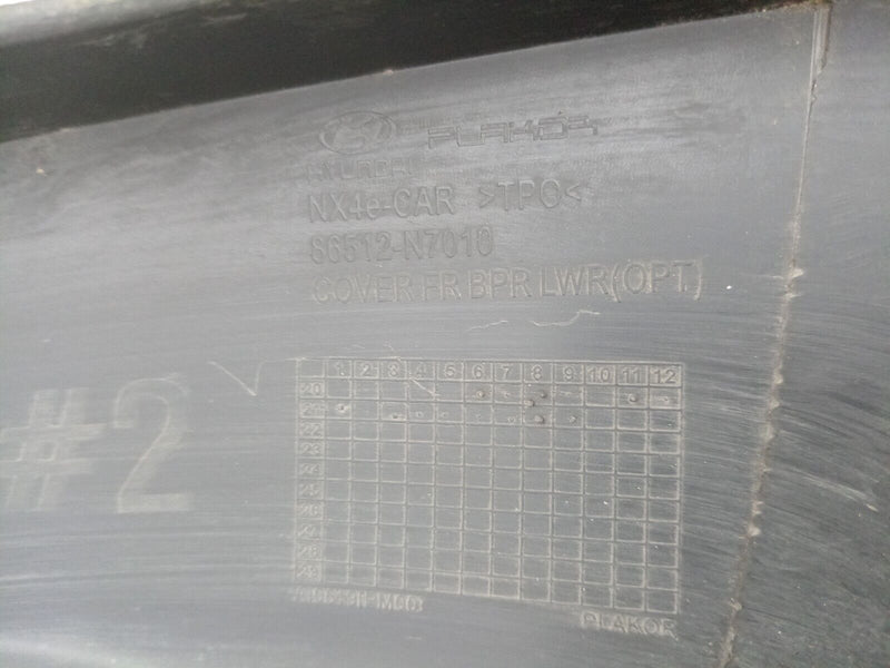 HYUNDAI TUCSON 2021-ON FRONT BUMPER LOWER SECTION TRIM 86512-N7010