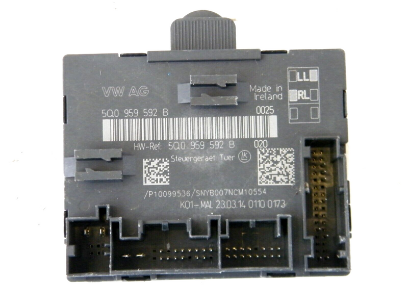 VW GOLF MK7 R 2013-16 FRONT DOOR LEFT CONTROL ECU MODULE 5Q0959592B