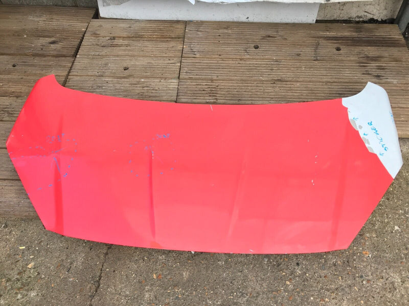 FORD COURIER MK1 2014-22 GENUINE BONNET HOOD PANEL in WHITE /RED ADGHESVE