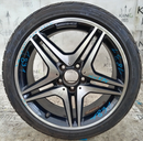 MERCEDES A W176 AMG GENUINE ALLOY WHEEL RIM 18" 7.5J ET52 TYRE 225/40 R18