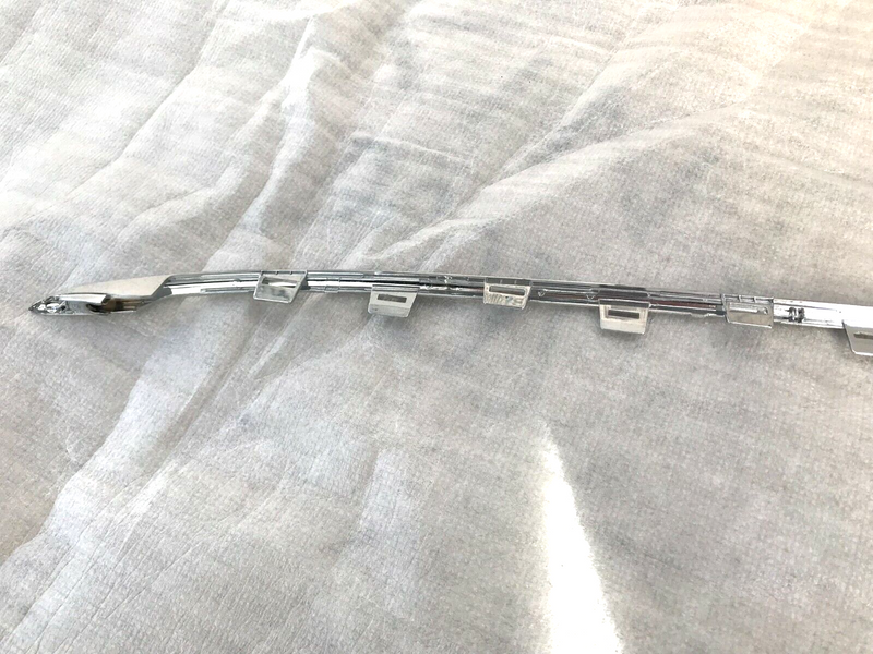 FIAT 500 POP LOUNGE FACELIFT 2016ON NEW GRILL BUMPER CHROME STRIP TRIM 735619488