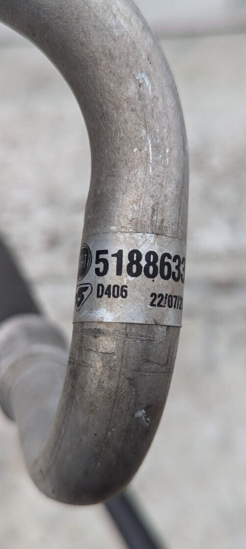 FIAT ABARTH 500 2008-2015 A/C AC AIR CONDITION PIPE 51886339 GENUINE