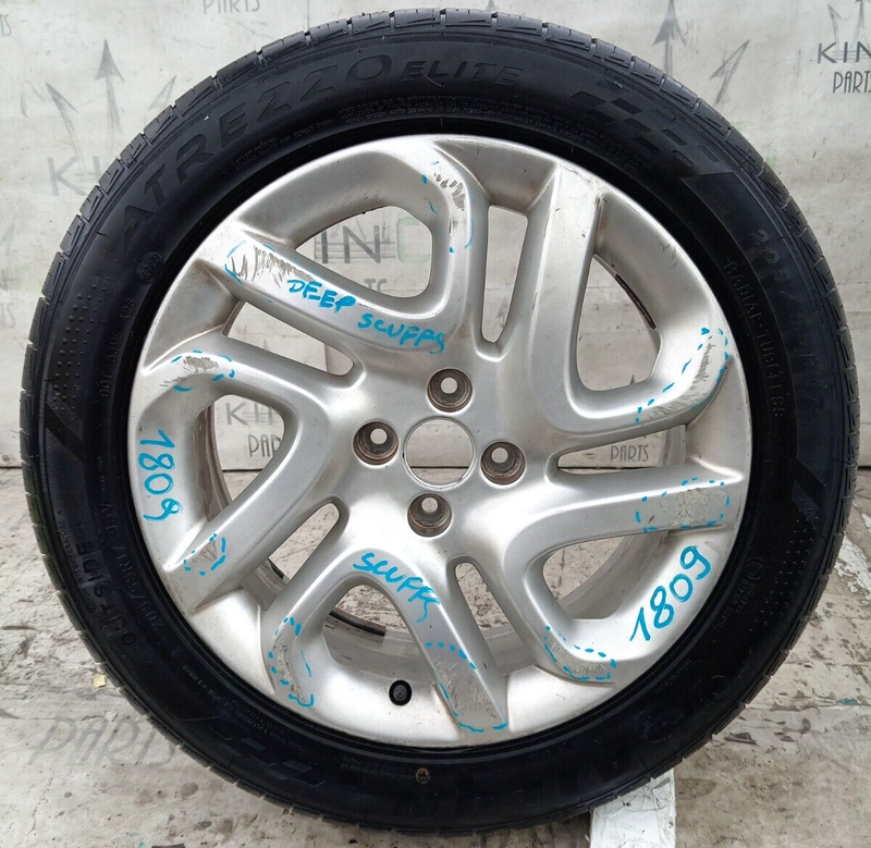 RENAULT CAPTUR 13-15 ALLOY WHEEL RIM 17" 6,5Jx17H2 CH40 TYRE 205/55/17 R19