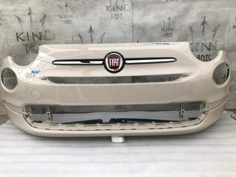 FIAT 500 LOUNGE FACELIFT 2015-23 FRONT BUMPER & TOP BADGE LOGO 735619491