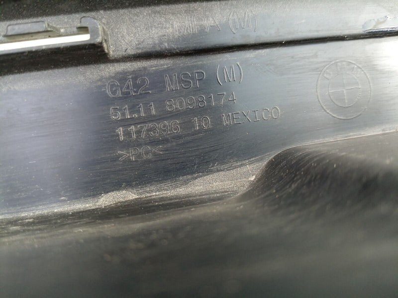 BMW 2 Series G42 M-SPORT 2022-ON FRONT BUMPER LOWER GRILL GRILLE 8098174