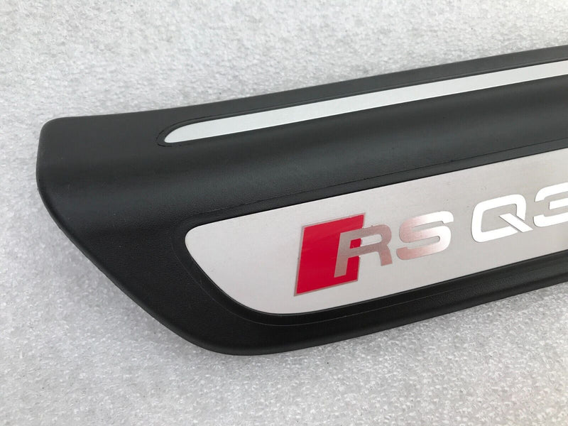 AUDI RS Q3 8U 11-18 REAR DOOR RIGHT SIDE STEP PLATE SILL TRIM COVER 8U0.853.376D