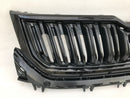 SKODA KODIAQ 2016-2020 FRONT BUMPER RADIATOR GRILL GRILLE in BLACK GLOSS