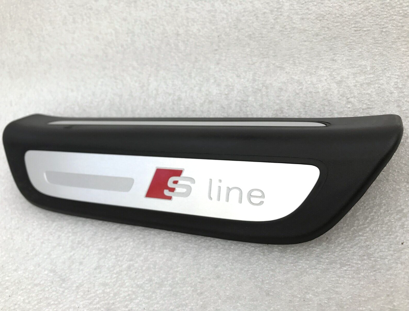 AUDI Q3 8U S-LINE REAR DOOR LEFT SIDE STEP PLATE SILL TRIM COVER 8U0853375B