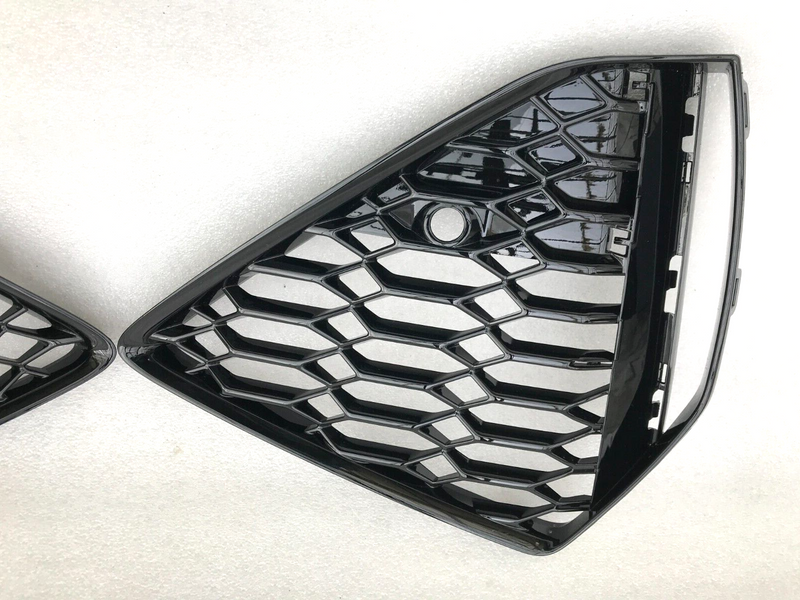 AUDI RS6 C8 2019-ON FRONT BUMPER PAIR GRILL TRIM MOULDING PDC LEFT & RIGHT SIDE