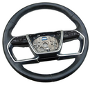 AUDI E-TRON LEATHER STEERING WHEEL & CRUISER MULTIFUNCTION BUTTONS, PADDLE SHIFT