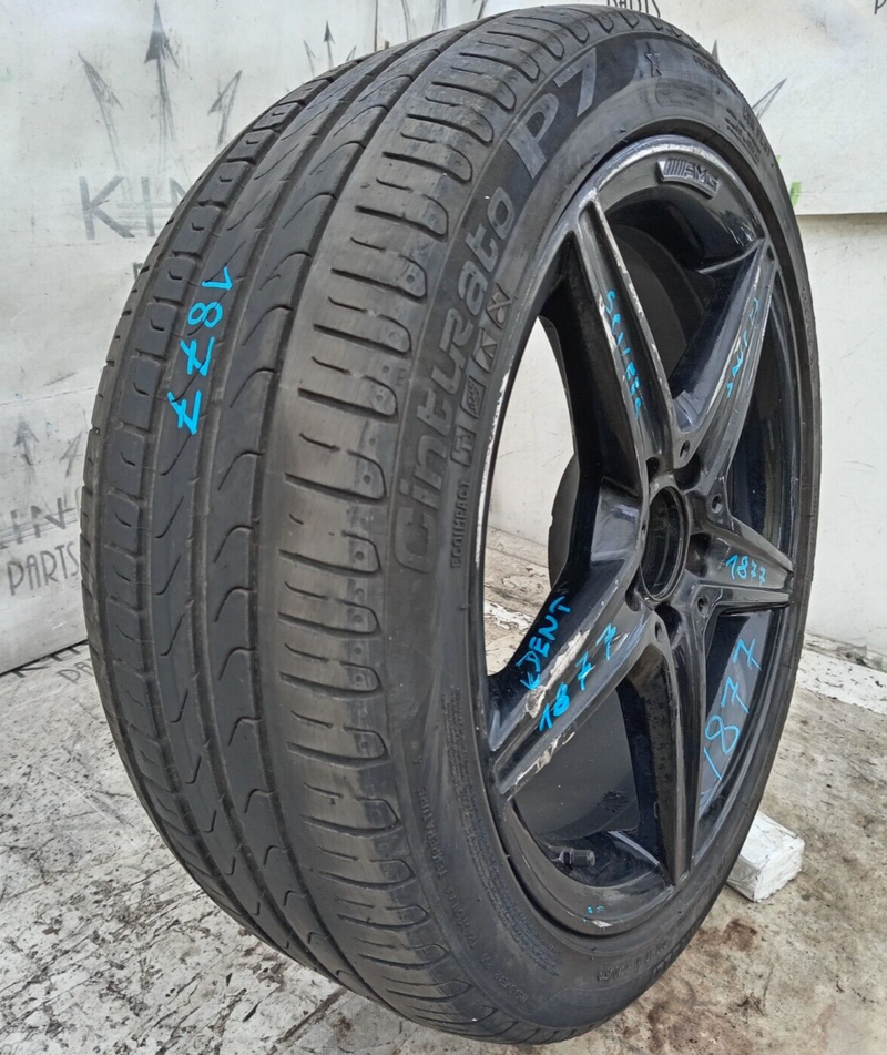 MERCEDES W205 AMG FRONT ALLOY WHEEL RIM 18' 7.5Jx18H2 ET44 TYRE 225x45 R18