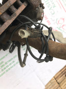 MERCEDES W221 S320 RIGHT SIDE FRONT LEG, WHEEL BEARING, BRAKE CALIPER, WISHBONE