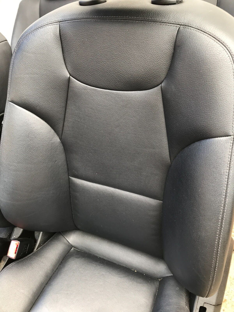MERCEDES C-CLASS W204 2009-14 FRONT & RIGHT COMPLETE SET OF LEATHER SEATS