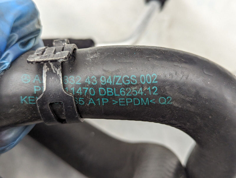 MERCEDES S-CLASS W221 06-2013 HEATER CONTROL VALVE AUXILIARY W/ PIPE A2218301496