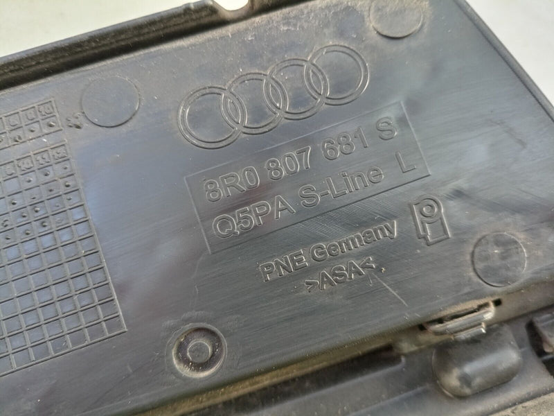 AUDI Q5 S LINE 2012-2017 FRONT BUMPER LEFT FOG LIGHT GRILL 8R0807681S