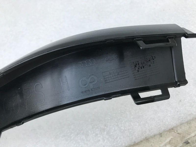AUDI RS7 C8 2019- REAR BUMPER ON THE TOP DIFFUSER LEFT SIDE STRIP TRIM MOULDING