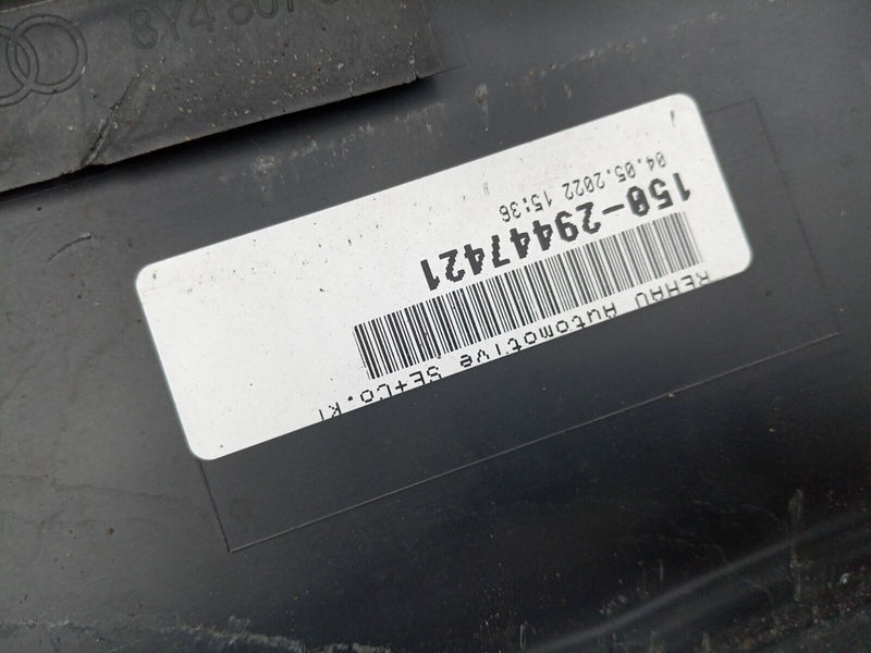 AUDI A3 8Y SPORTBACK 2020-ON REAR BUMPER GENUINE in BLACK 8Y4807511