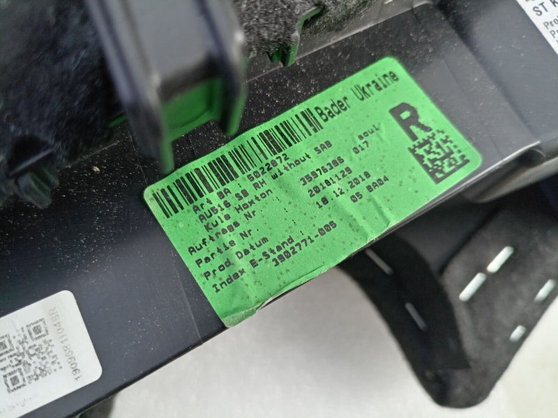 AUDI E-TRON 2018-ON RIGHT DRIVER SIDE O/S INTERIOR ARM REST 4KE85704A38M GENUINE